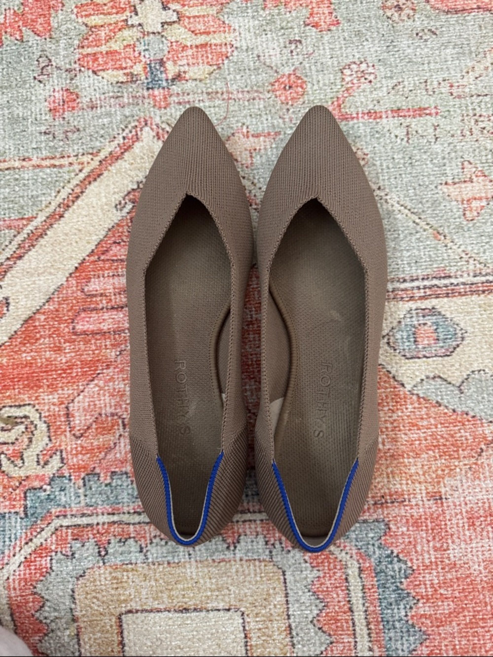 Rothy’s Point Knit Flat